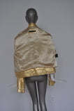 Marc Laurent gold leather jacket 90s