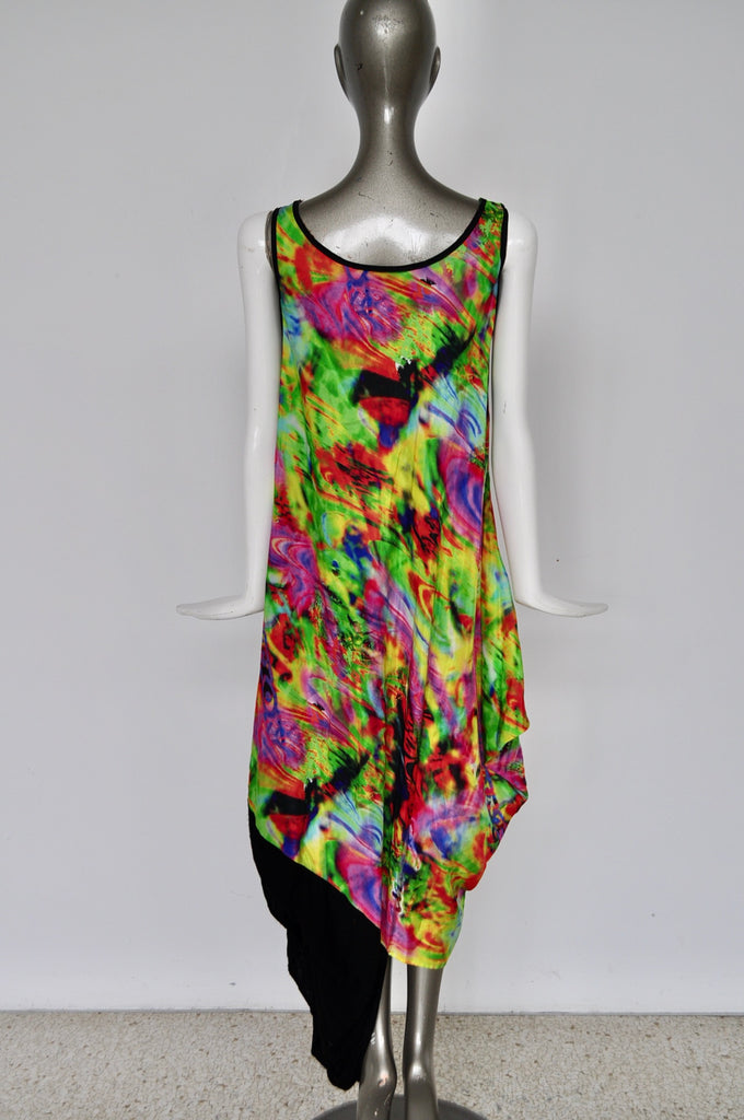 Yohi Yamamoto silk maxi dress 90s