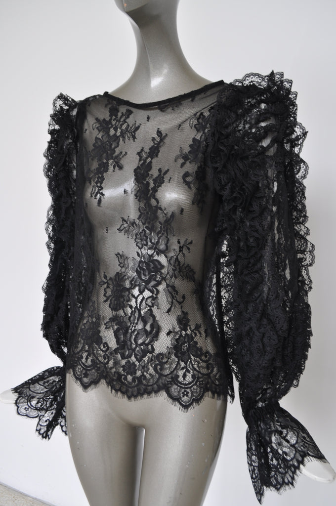 Lace blouse very avantgarde