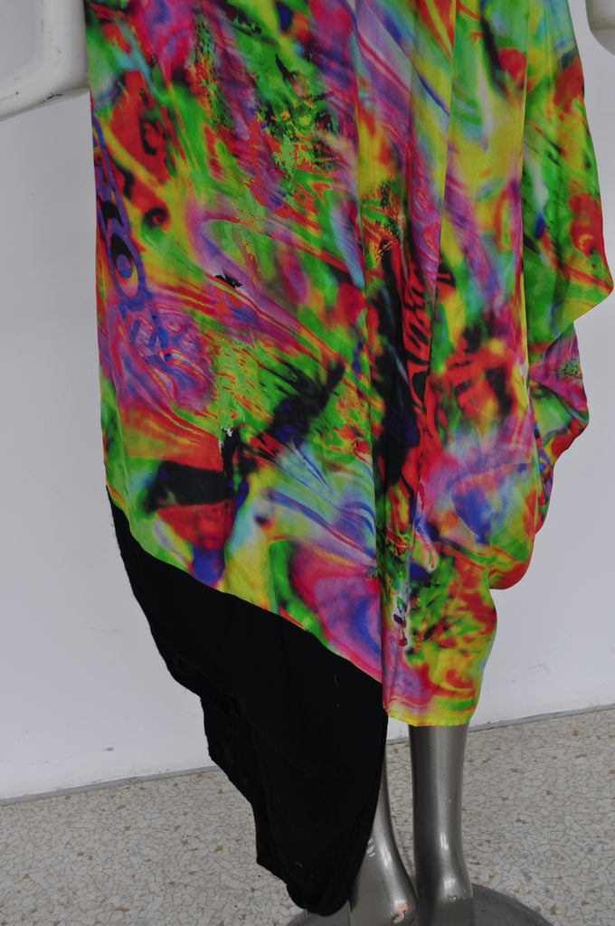 Yohi Yamamoto silk maxi dress 90s