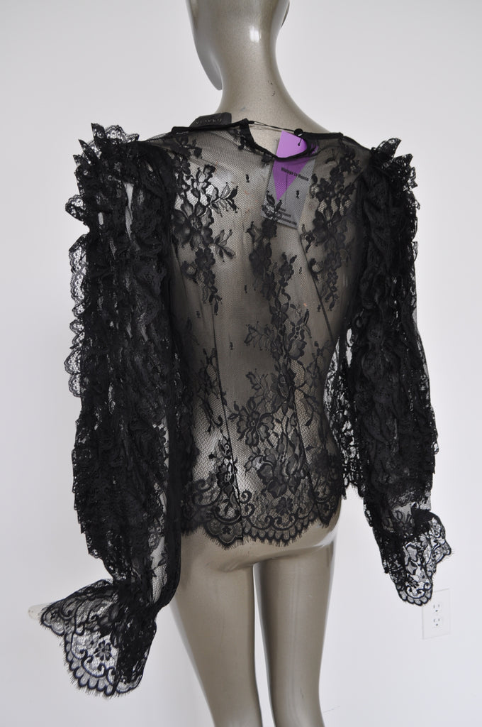 Lace blouse very avantgarde