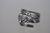 Barry Kieselstein Cord sterling bracelet and ring with alligator