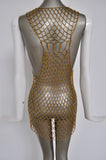 1970s Metal mesh vest Azzaro