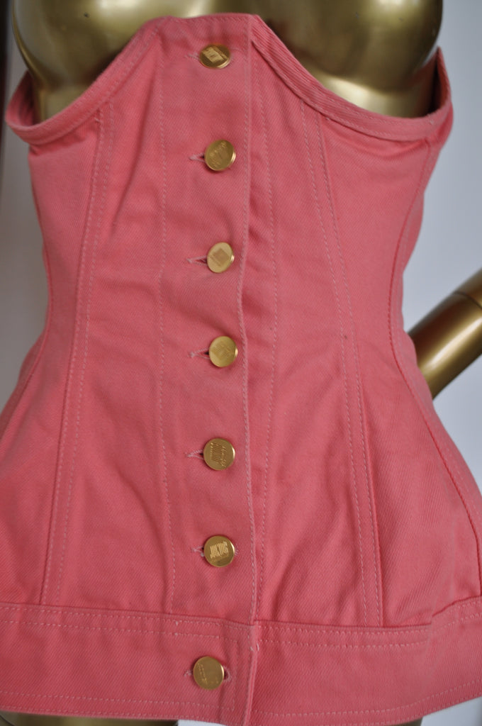 Junior Gaultier Corset top 80s