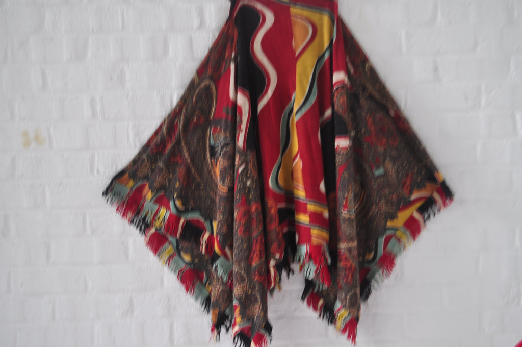 Jean Paul Gaultier wool skirt 80s