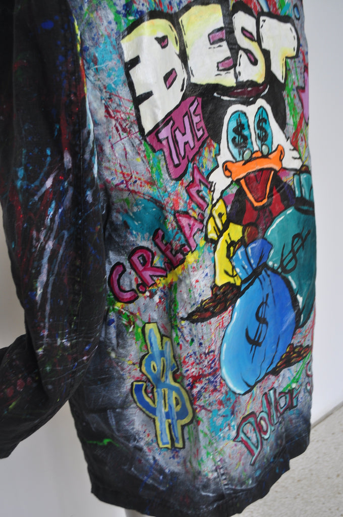 Handpainted coat made by a Artist