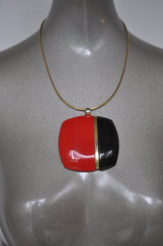 Jean Paul Gaultier huge pendant earrings abstract design 90s