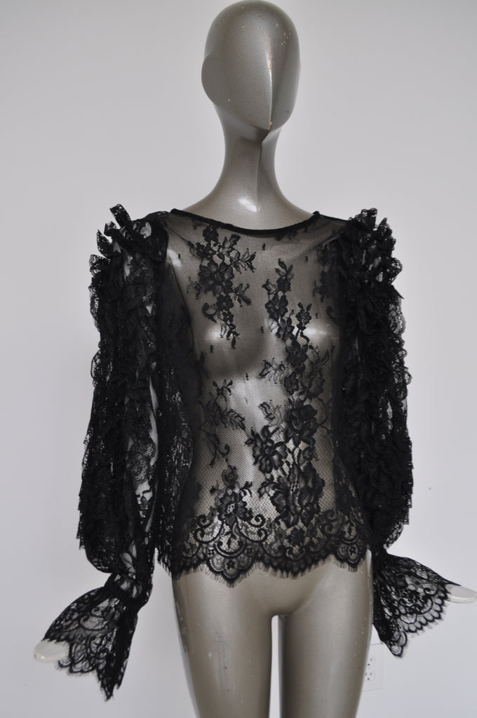 Lace blouse very avantgarde