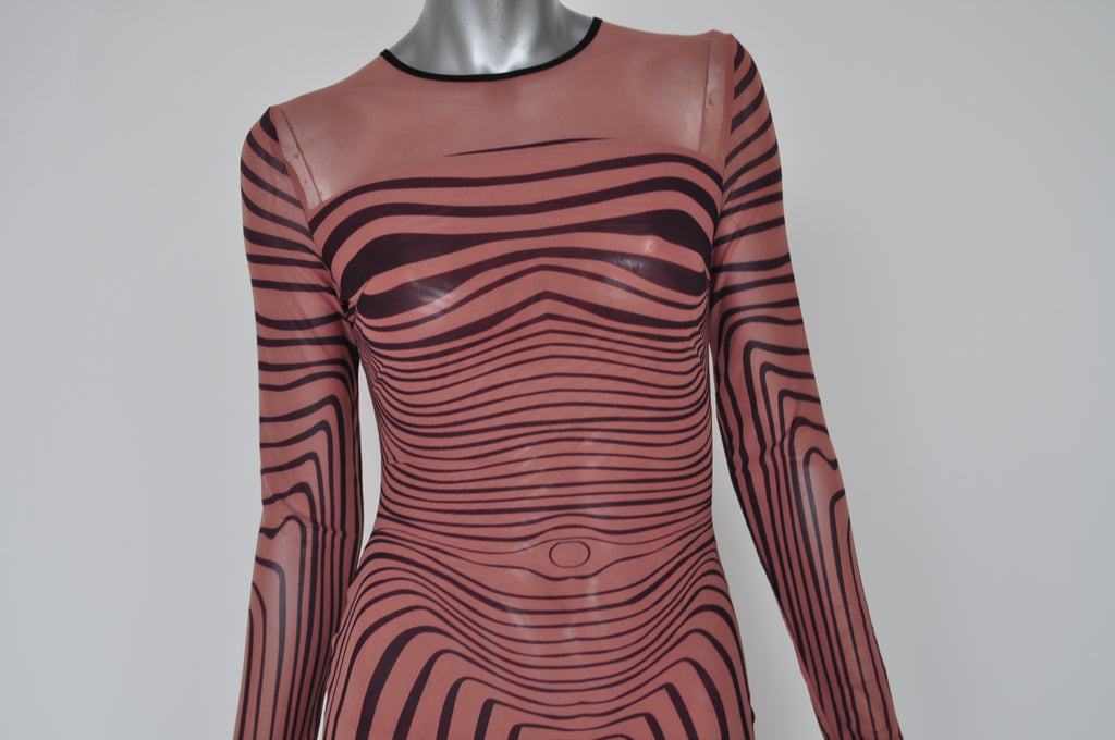 Jean Paul Gaultier dress with great print 1998