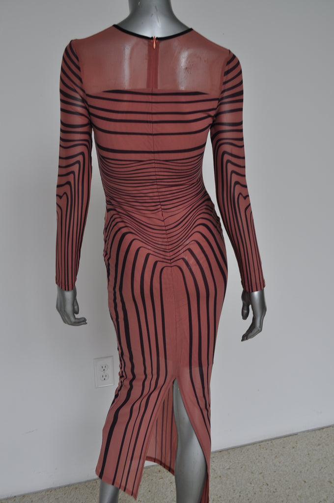 Jean Paul Gaultier dress with great print 1998