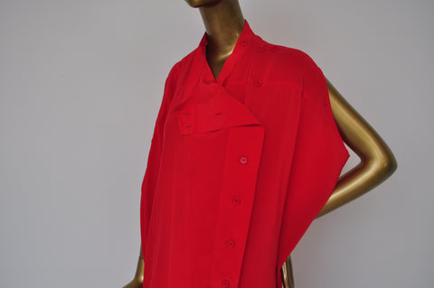 Feathered jumpsuit from the 80s