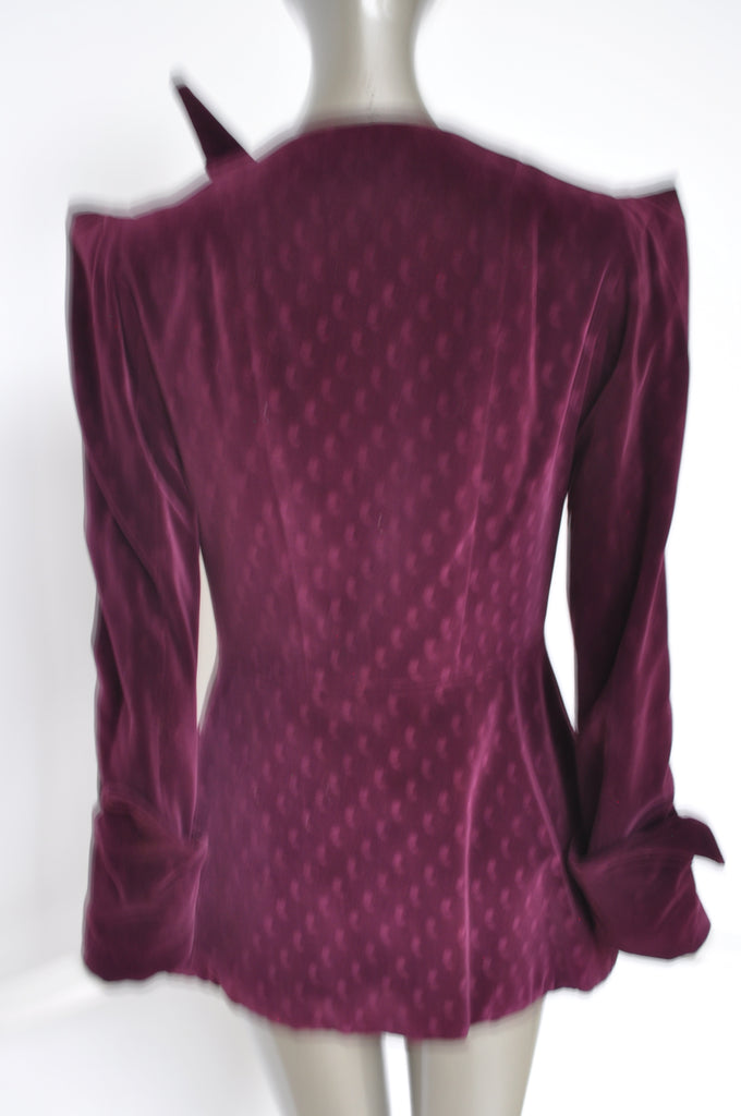 Rare Schiaparelli avantgarde velvet jacket 1940s