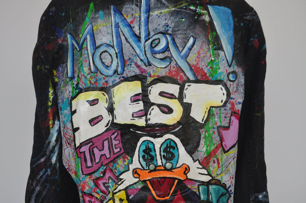 Handpainted coat made by a Artist