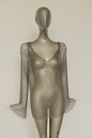 70s Metal mesh Hood