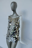 Tristano Onofri silver disc top 1980s