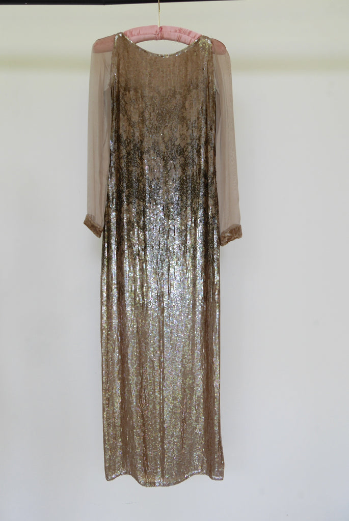 Oscar de la Renta Haute Couture sample evening gown Runway