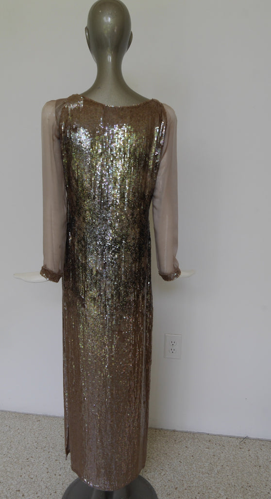 Oscar de la Renta Haute Couture sample evening gown Runway