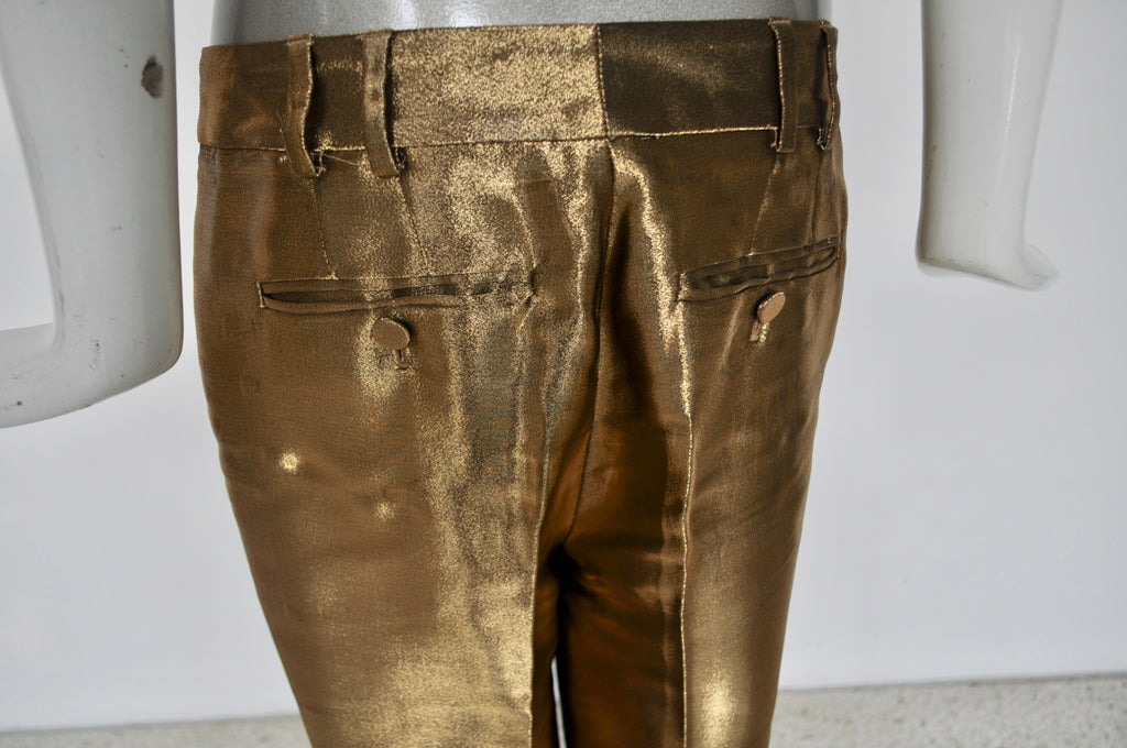 Gucci trousers gold wide legs