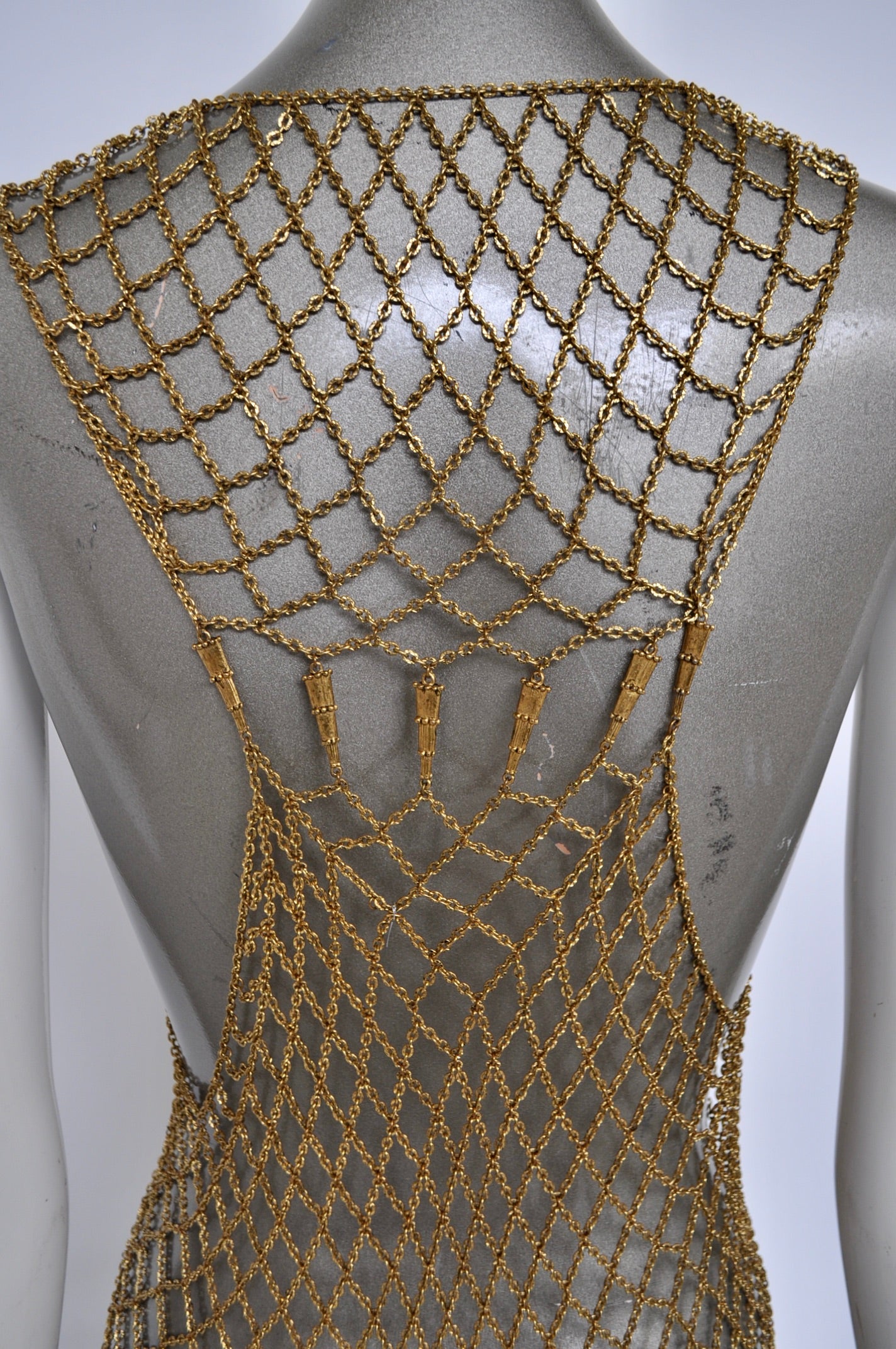 1970s Metal mesh vest Azzaro Vintage Le Monde