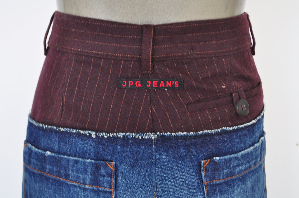 Pinstripe sales jeans 80s