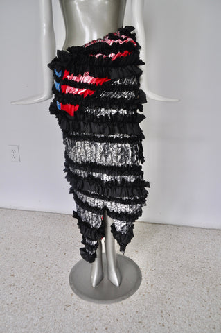Rei Kawakubo for Comme des Garcons Lumps and Bumbs sheer dress