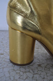 Maison Margiela tabi boots gold leather unused