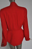Rare Thierry Mugler fitted avantgarde jacket with metal appliqués