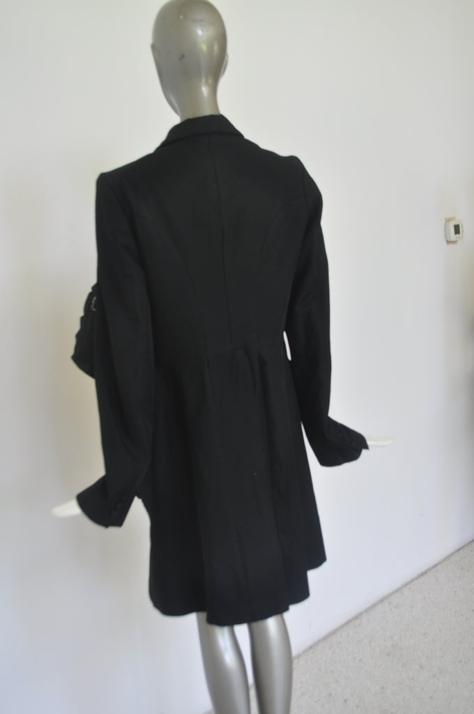 Comme des Garçons coat from the early 80s avantgarde unusual style