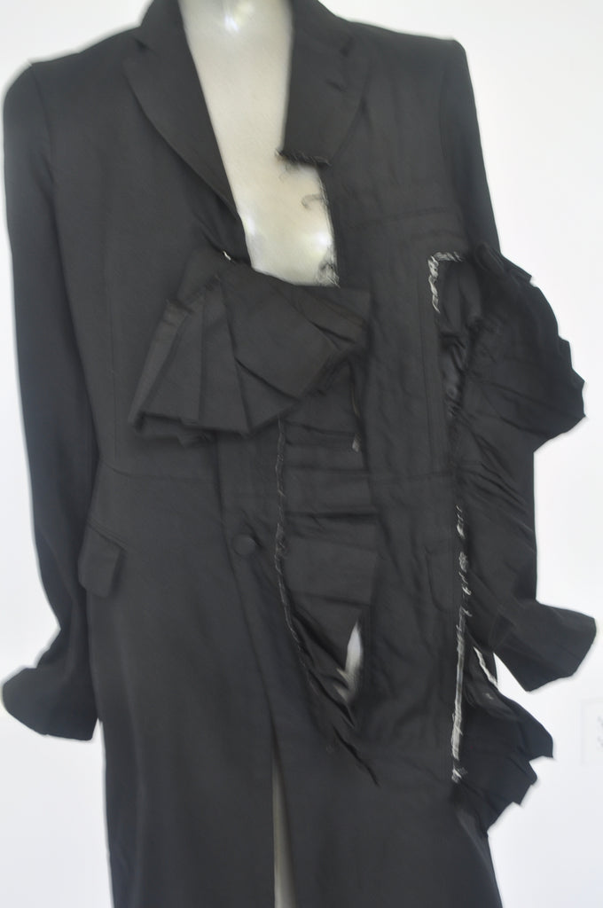 Comme des Garçons coat from the early 80s avantgarde unusual style