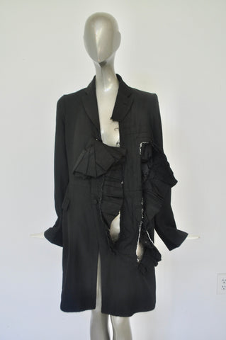Claude Montana hooded Blouse 80s