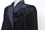 Ann Demeulemeester coat  velvet and wool