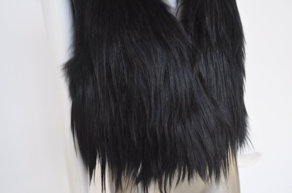 Helmut Lang fur and leather Vest