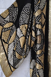 1930s art deco silk kaftan with gold lame Lanvin