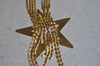 Rare Moschino necklace from the 80s. Huge star with christals