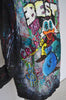 Handpainted coat made by a Artist