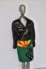 Moschino skirt with highway stitching 1980s Cheap and Chic