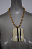 Lanvin chunky necklace 1970s geometric design