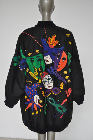 Handpainted coat made by a Artist