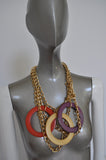 Vintage 70s chunky necklace Runway