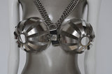 Metal Bra from the 80s Fetish avant garde fashion
