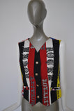 Gianni Versace vest with great print 91 The Beatles print