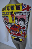 Gianni Versace vest with great print 91 The Beatles print