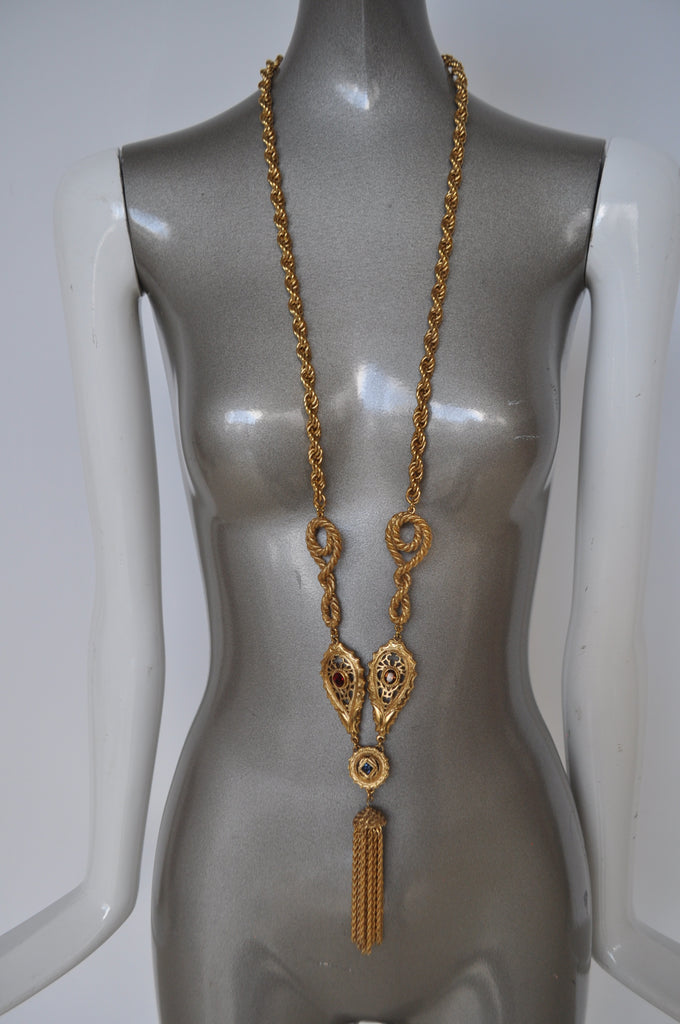 Christian Dior opulent necklace 1980s