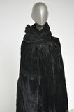 Edwardian Cocoon coat with Chinchilla lining ca. 1915