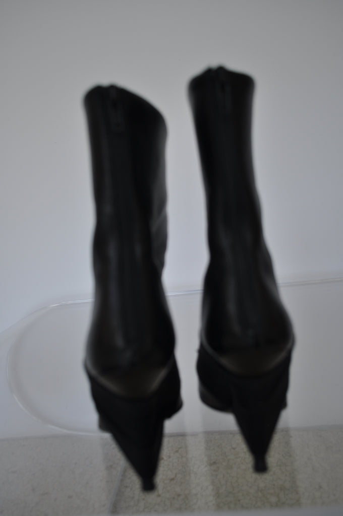 Helmut lang square toe boots outlet