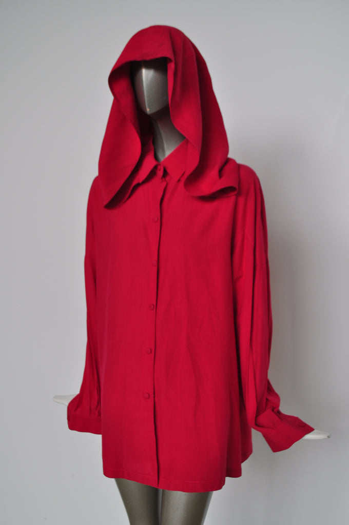 Claude Montana hooded Blouse 80s