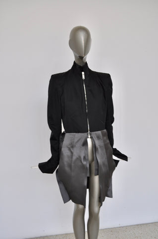 Sheer jacket mashia 1980s Avant garde style
