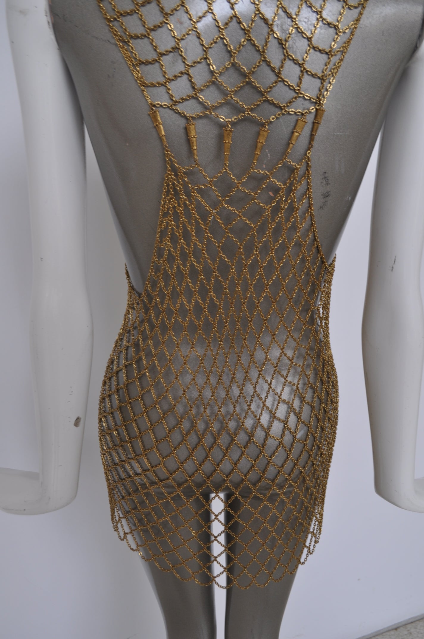 1970s Metal mesh vest Azzaro Vintage Le Monde