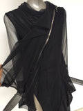Ric Owens asymetrical sheer jacket sz s