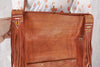 Vintage 70s moroccan  fringed  shoulder bag with fringes. Bohemian style.